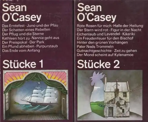 Buch: Stücke 1&2, O'Casey, Sean. 1978, Henschelverlag, 1920-1960, gebraucht, gut