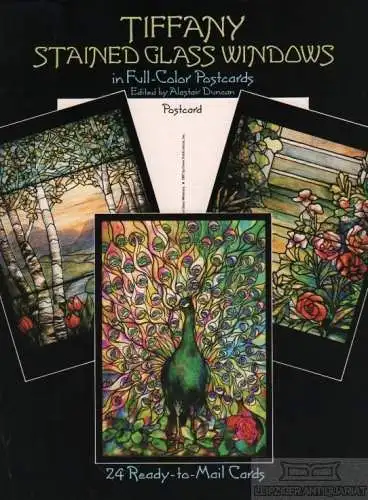 Buch: Tiffany Stained Glass Windows in Full-Color Postcards, Duncan, Alastair