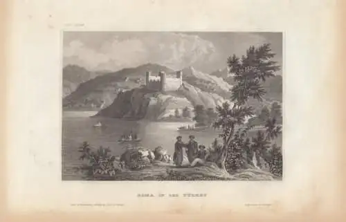 Roma in der Türkei. aus Meyers Universum, Stahlstich. Kunstgrafik, 1850