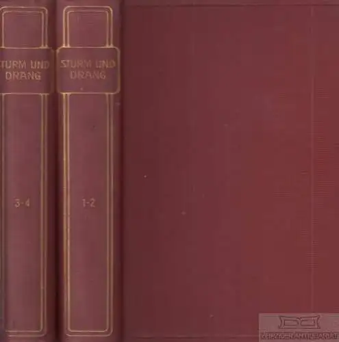 Buch: Sturm und Drang, Freye, Karl. 2 Bände, Bongs goldene Klassikerbibliothek