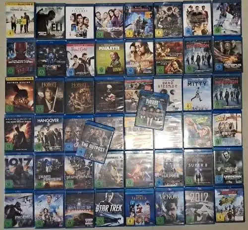 50 Blu-rays Sammlung / Konvolut / Paket Komödie, Drama, Action, Horror, Komödie