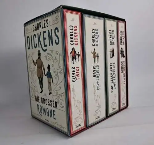 Buch: Charles Die großen Romane Dickens, 4 Bände im Schuber, 2022, Anaconda