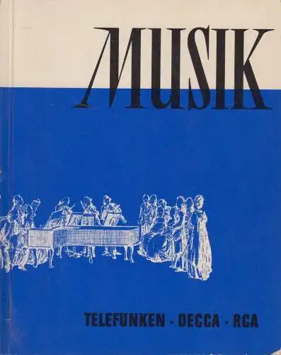 Buch: Musik. Telefunken-Decca-RCA Langspielplatten. Katalog 1962, Teldec
