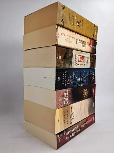 7 Bücher Peter Berling: Gralszyklus 1-5, Die Ketzerin, Ritter zum Heiligen Grab