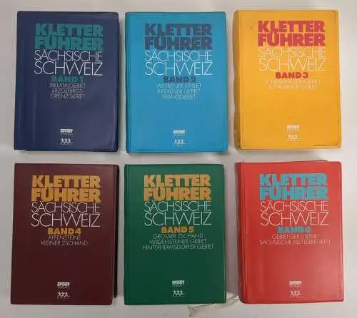 Buch: Kletterführer Sächsische Schweiz 1-6, Sportverlag, 6 Bände, Kletterregeln