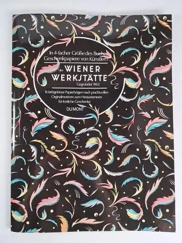 In 4-facher Größe des Buches Geschenkpapiere von Künstlern der Wiener Wer 352939