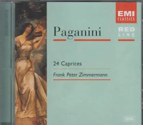 CD: Paganini, 24 Caprices, Frank Peter Zimmermann, EMI Red Line, Klassik