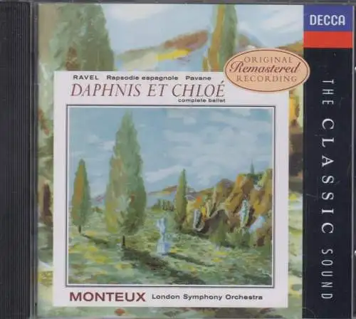 CD: Ravel, Daphnis et Chloe, 1996, Monteux, Decca, Muaik, Klassik, sehr gut