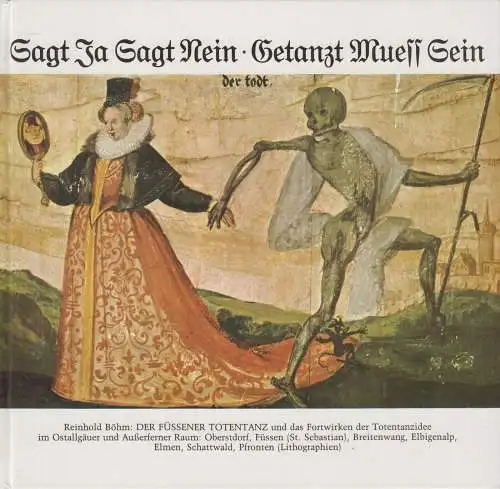 Buch: Der Füssener Totentanz, Reinhold Böhm, 1990, Historischer Verein
