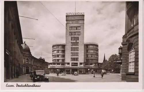 AK Essen. Deutschlandhaus, August Gunkel, Postkarte, ungelaufen, gebraucht, gut