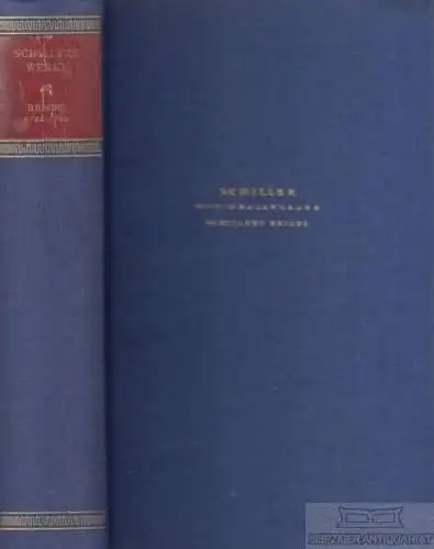 Buch: Schillers Werke. Nationalausgabe. Achtundzwanzigster Band, Oellers. 1969