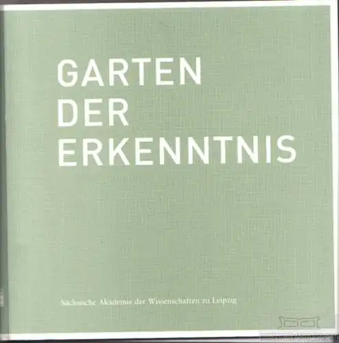 Buch: Garten der Erkenntnis, Ecker, Ute. 2004, gebraucht, gut
