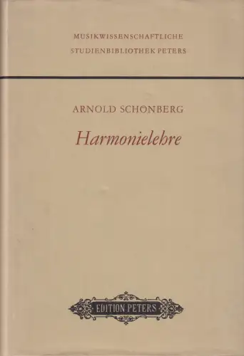 Buch: Harmonielehre, Schönberg, Arnold, 1977, Edition Peters, gebraucht sehr gut