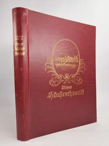 Buch: Linzer Häuserchronik, Hanns Kreczi, 1941, R. Pirngruber, gebraucht, gut