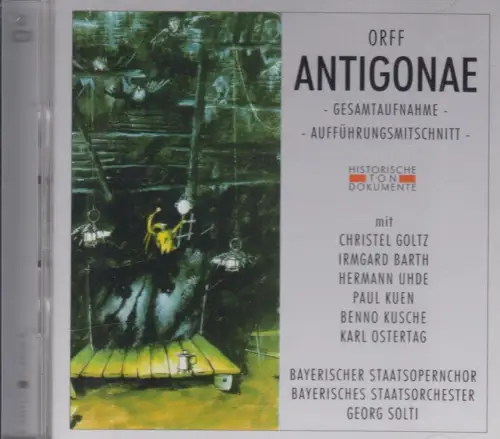 Doppel-CD: Carl Orff, Antigonae, 2005, Cantus Classics, Klassik, Musik