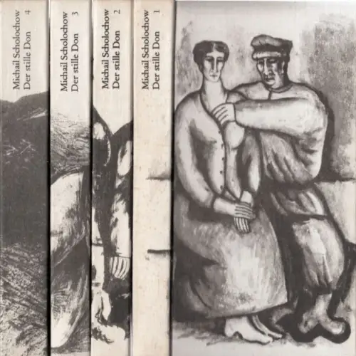 Buch: Der stille Don. 1.- 4. Buch, Scholochow, Michail. 4 Bände, 1967