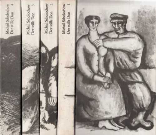 Buch: Der stille Don. 1.- 4. Buch, Scholochow, Michail. 4 Bände, 1967