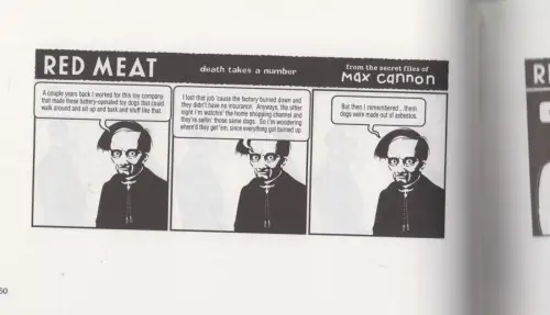 Buch: Red Meat, Cannon, Max, 1996, Black Spring Books, A collection of cartoons