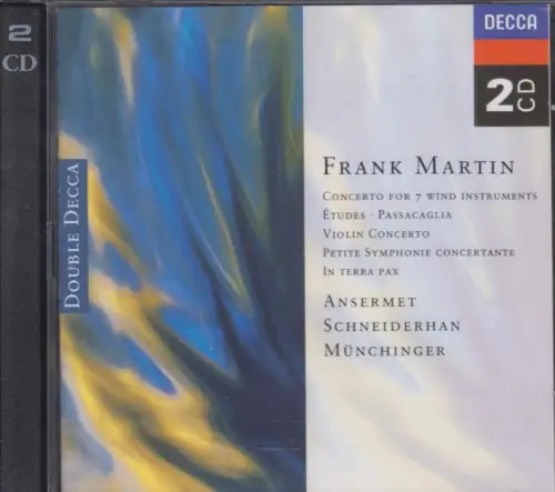 Doppel-CD: Frank Martin, Concerto for 7 wind instruments, Violin Concerto, etc.
