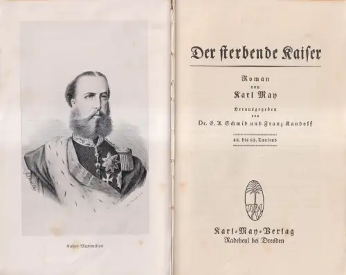 Buch: Der sterbende Kaiser, Karl May, Karl May's Gesammelte Werke, 1925