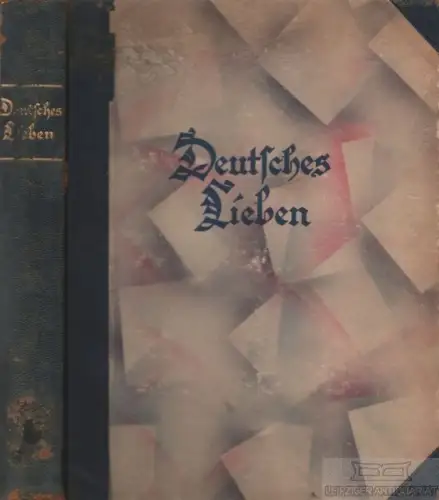 Buch: Deutsches Lieben, Stuhlfeld, Willy. 1926, Eigenbrödler Verlag