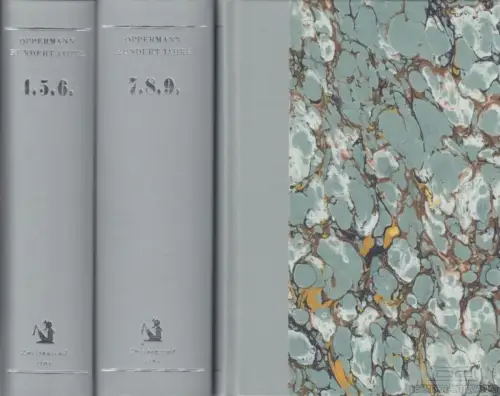 Buch: Hundert Jahre 1770-1870, Oppermann, Heinrich Albert. 3 Bände, 1998