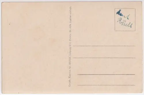 AK Reichsmessestadt Leipzig. Völkerschlachtdenkmal, Mohr, Postkarte, ungelaufen