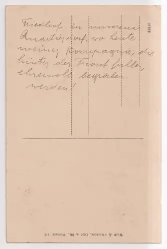 AK Friedhof Kriegsgräber, Wulff & Kleinholz, Cöln, Postkarte, ungelaufen