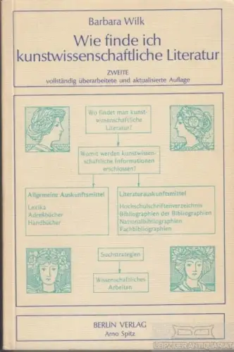 Buch: Wie finde ich kunstwissenschaftliche Literatur?, Wilk, Barbara. 1987