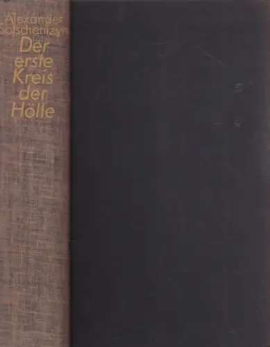 Buch: Der Erste Kreis der Hölle, Solschenizyn, Alexander. 1968, Roman