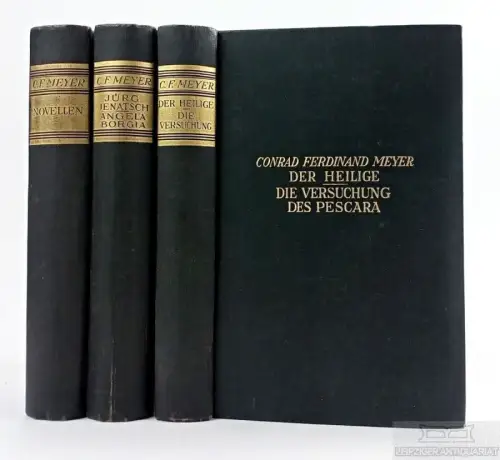 Buch: Sammlung / Konvolut 3 Bände, Meyer, Conrad Ferdinand, gebraucht, gut