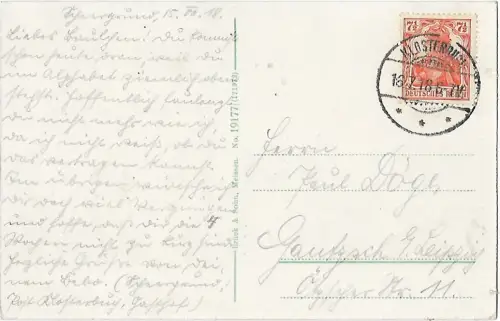 AK Döbeln i. Sa. Königstraße. ca. 1918, Postkarte. Serien-Nr, ca. 1918
