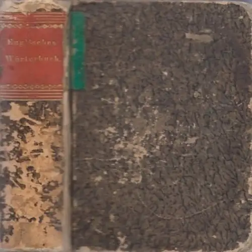 Buch: Schul- und Reise-Taschen-Wörterbuch (englisch / deutsch), 1850, Tauchnitz