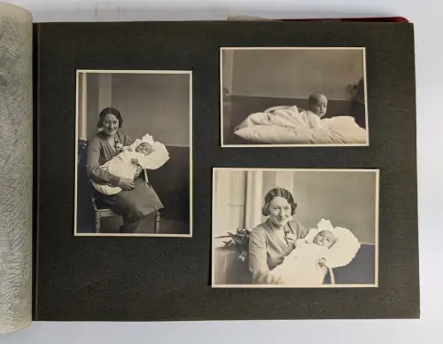 Fotoalbum: Einzigartiges Fotoalbum Familie Jähnert um 1925, Auto, Schuleintritt