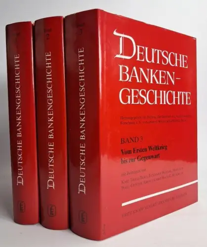 Buch: Deutsche Bankengeschichte 1-3, Klarmann  & Pohl, 1982, Fritz Knapp, 3 Bde