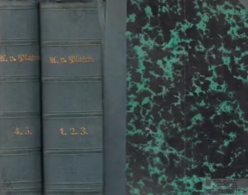 Buch: Gesammelte Werke des Grafen August von Platen, Platen, August Graf. 1856