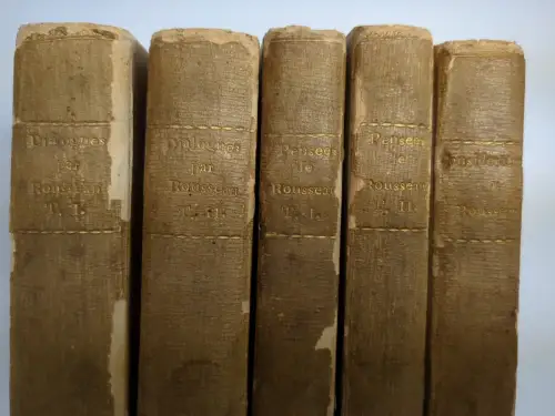 Rousseau: Pensees, Dialogues, Considerations sur le Gouvernement ..., 1782/1786