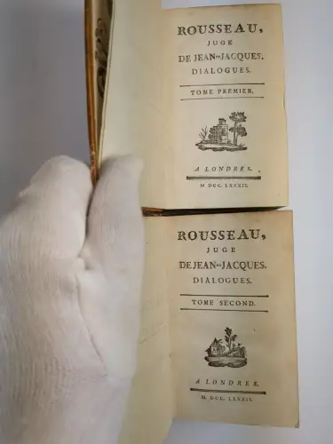 Rousseau: Pensees, Dialogues, Considerations sur le Gouvernement ..., 1782/1786