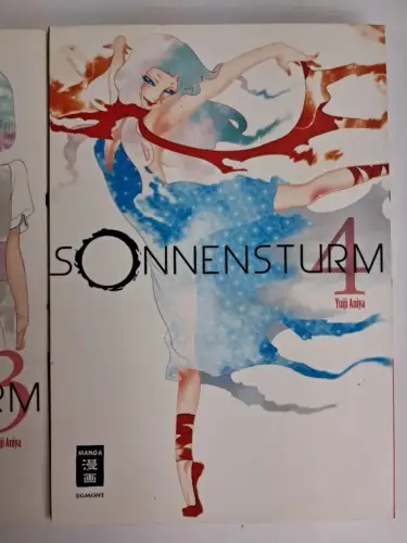 3 Mangas: Sonnensturm 2-4, Yuiji Aniya, Egmont Manga, gebraucht, sehr gut