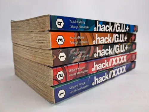 5 Mangas .hack//: .hack//XXXX 1+2 / .hack//G.U.+ 1, 3, 4. Tatsuya Hamazaki u.a.
