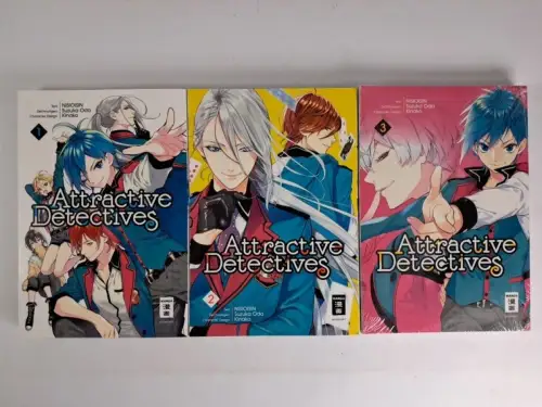 Manga: Attractive Detectives 1-3, NISIOISIN u.a., Egmont, 3 Bände, wie neu!