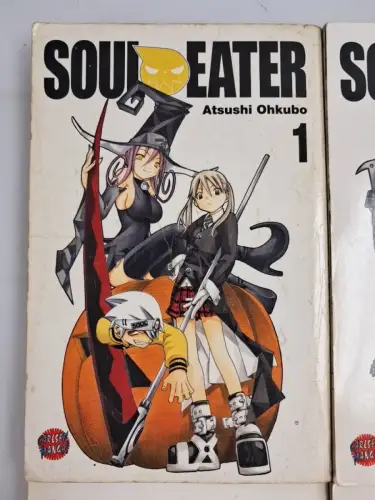 4 Mangas: Soul Eater Nr. 1-4. Ohkubo, Atsushi, Carlsen, gebraucht, gut, Action