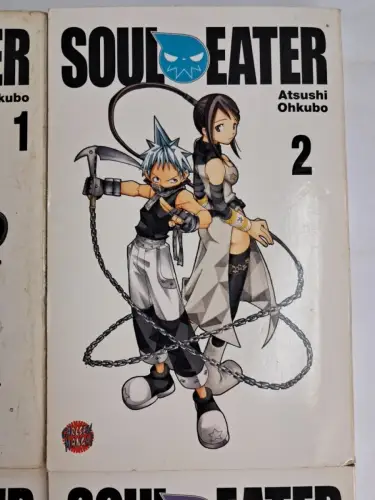 4 Mangas: Soul Eater Nr. 1-4. Ohkubo, Atsushi, Carlsen, gebraucht, gut, Action