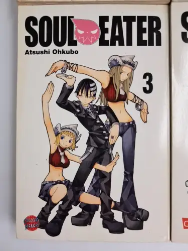 4 Mangas: Soul Eater Nr. 1-4. Ohkubo, Atsushi, Carlsen, gebraucht, gut, Action