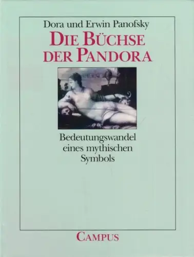 Buch: Die Büchse der Pandora, Panofsky, Dora, 1992, Campus Verlag, gebraucht gut