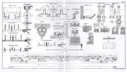 Buch: Zeichnungen aus "Fortificatorischer Atlas"... Wagner, Reinhold und Julius
