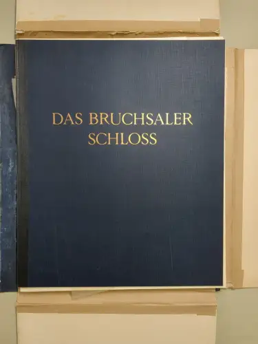 Mappe: Das Bruchsaler Schloss, Fritz Hirsch, 1910,  Carl Winter, komplett