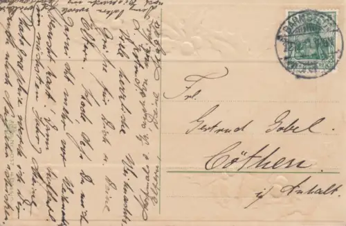 Weihnachtskarte - Fröhliche Weihnachten, Postkarte. Weihnachtskarte, 1911