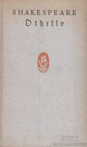 Buch: Othello., Der Mohr von Venedig, Shakespeare, William. 1920, Insel-Verlag