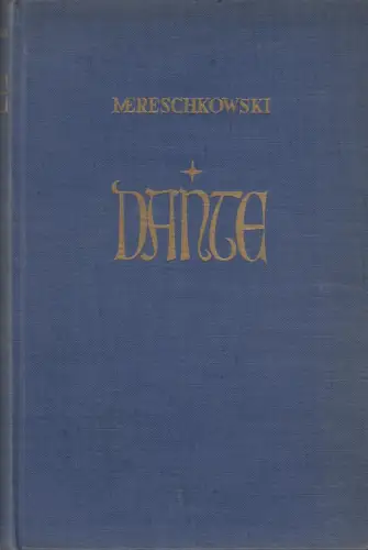 Buch: Dante, Mereschkowski, Dimitri, Sperber-Verlag, gebraucht, gut